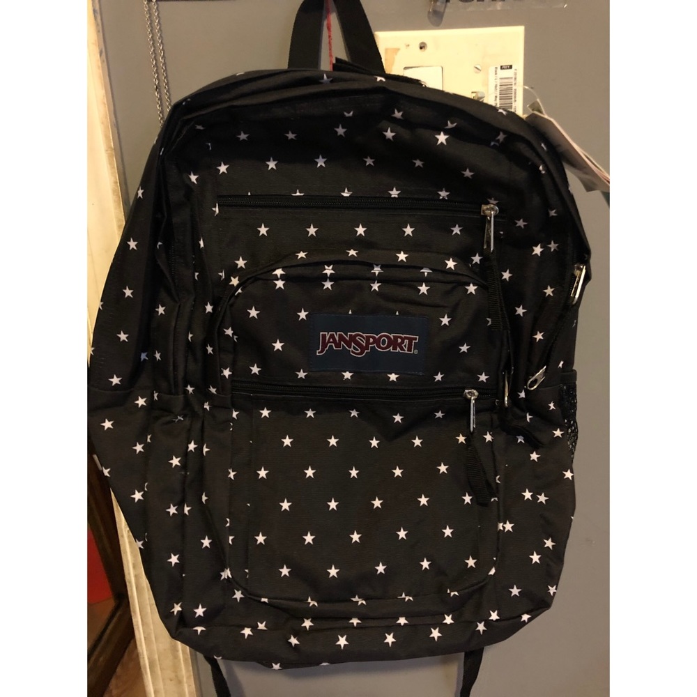 Black & White star Jansport backpack